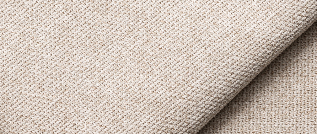 Chauffeuse design en tissu beige PLURIEL