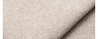 Chauffeuse design en tissu beige PLURIEL