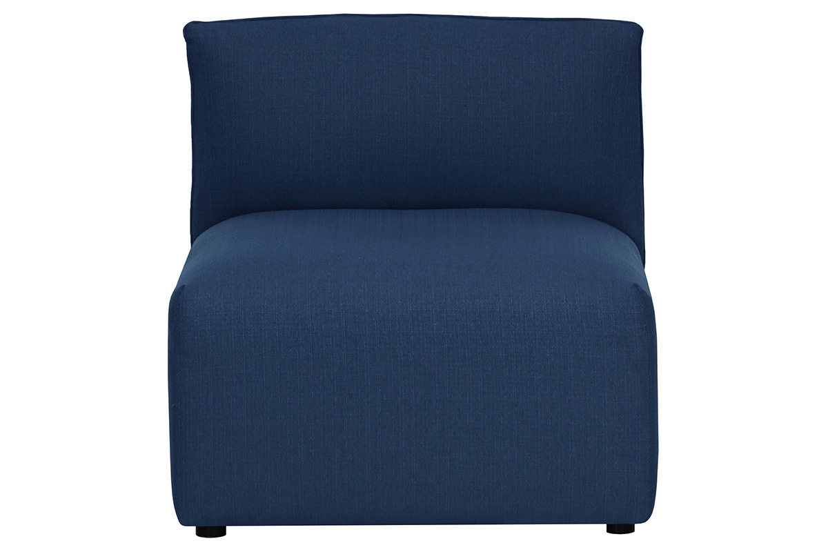 Chauffeuse design tissu bleu fonc� MODULO