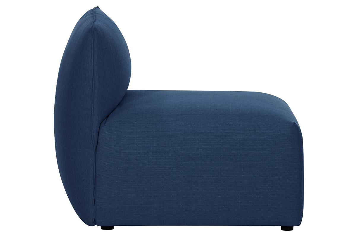 Chauffeuse design tissu bleu fonc� MODULO