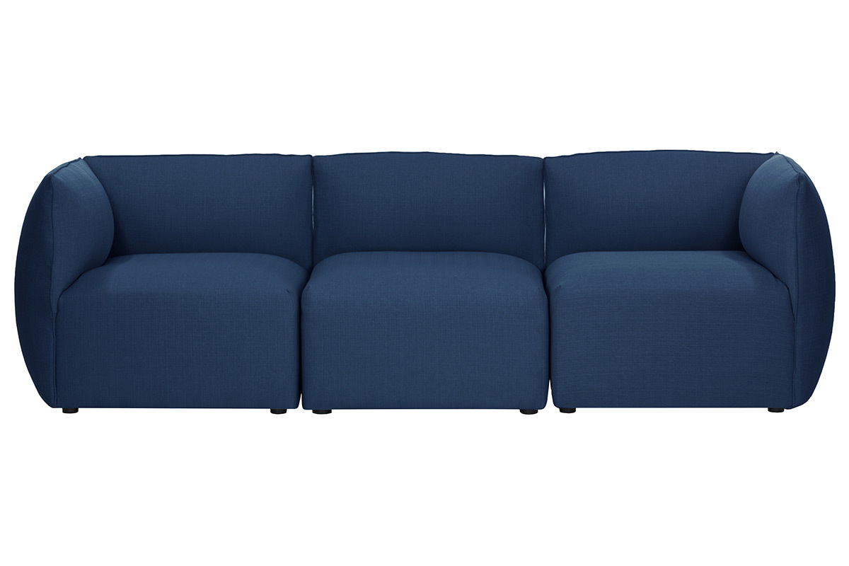 Chauffeuse design tissu bleu fonc� MODULO