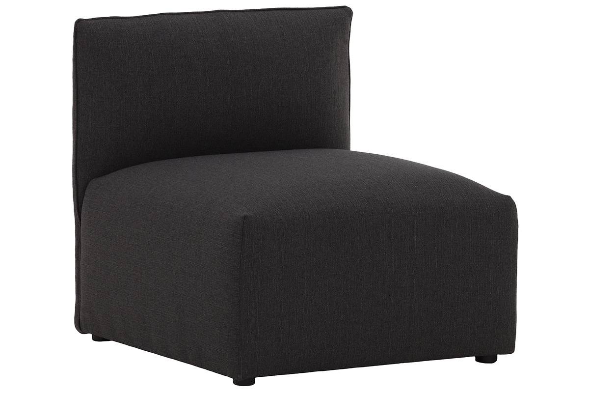 Chauffeuse design tissu gris fonc� MODULO