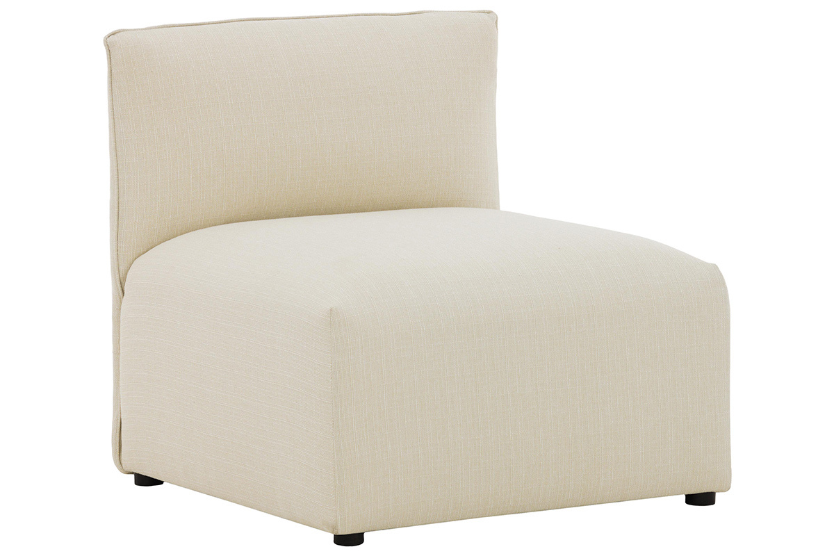 Chauffeuse design tissu naturel MODULO