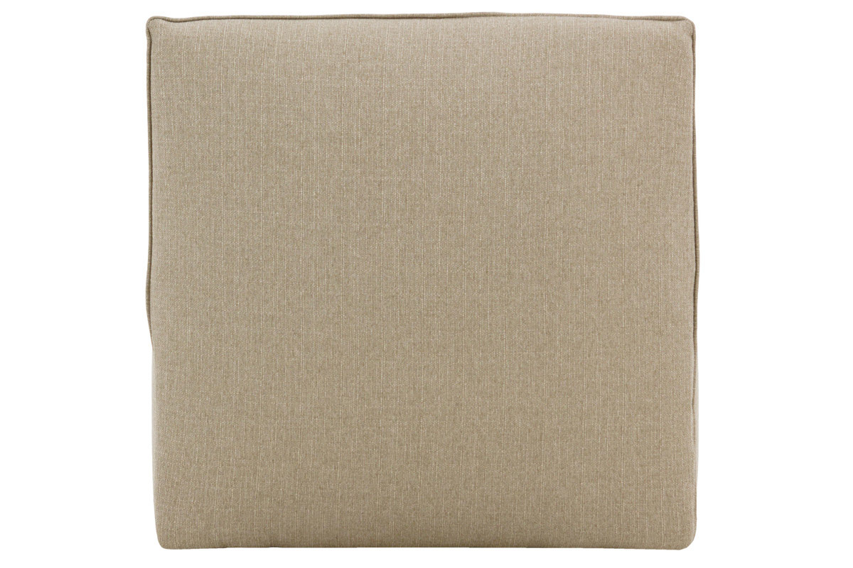 Chauffeuse design tissu taupe MODULO