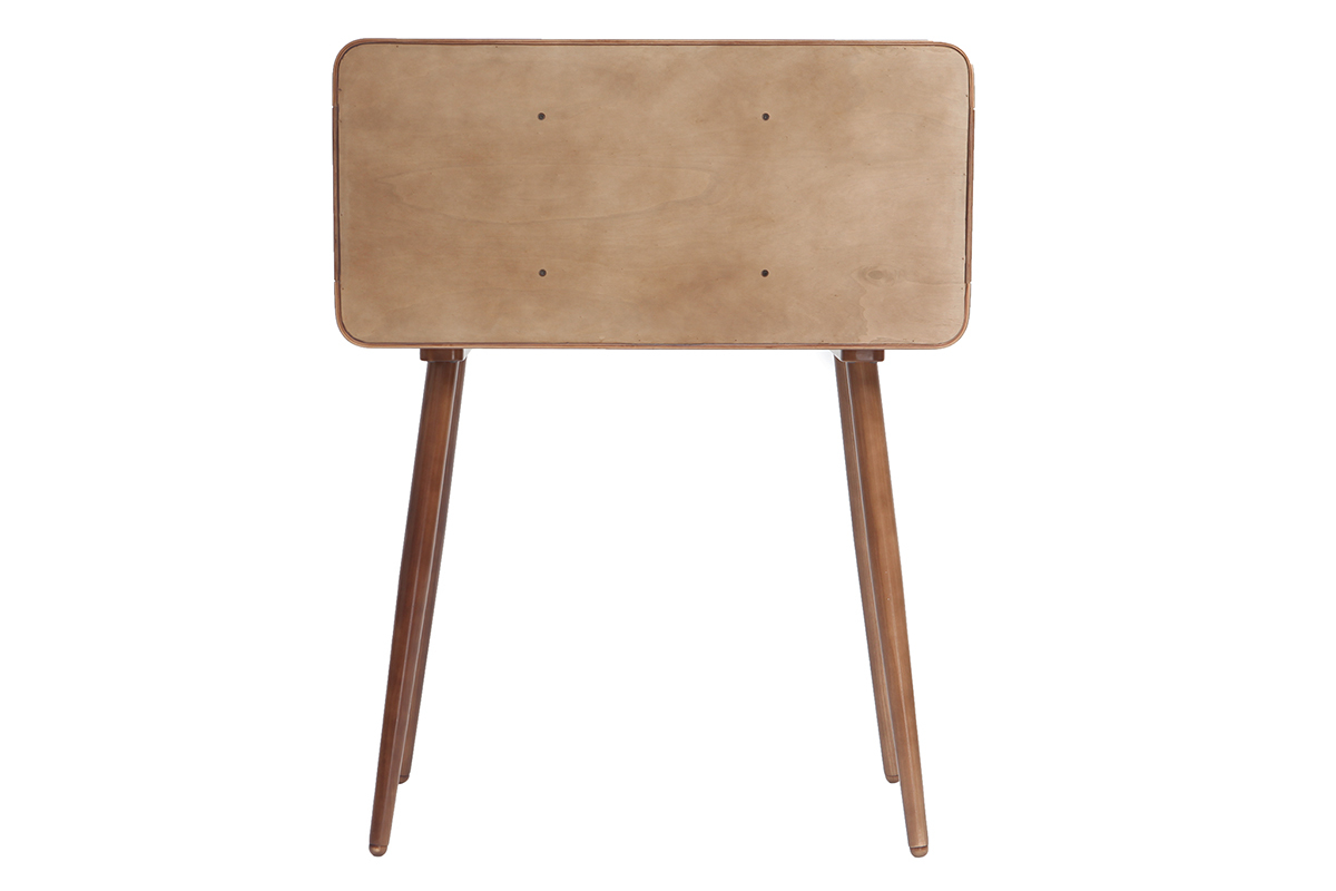 Coiffeuse vintage bois noyer HALLEN