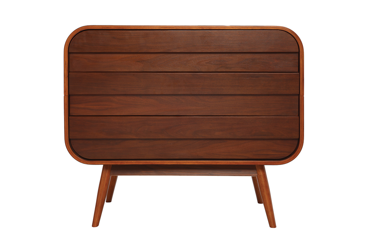 Commode design noyer 3 tiroirs BJORG