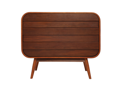 Commode design noyer 3 tiroirs BJORG