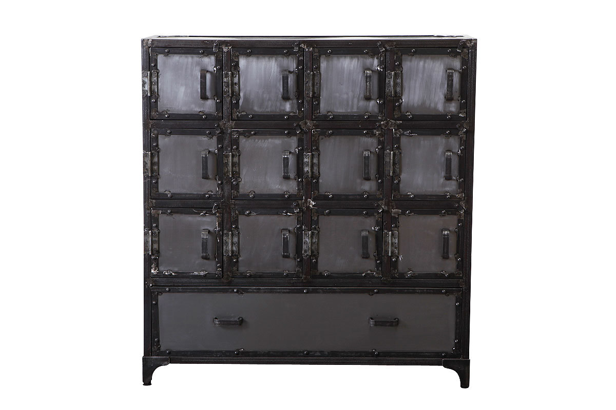 Commode / meubles � chaussures industriel en m�tal FACTORY XL