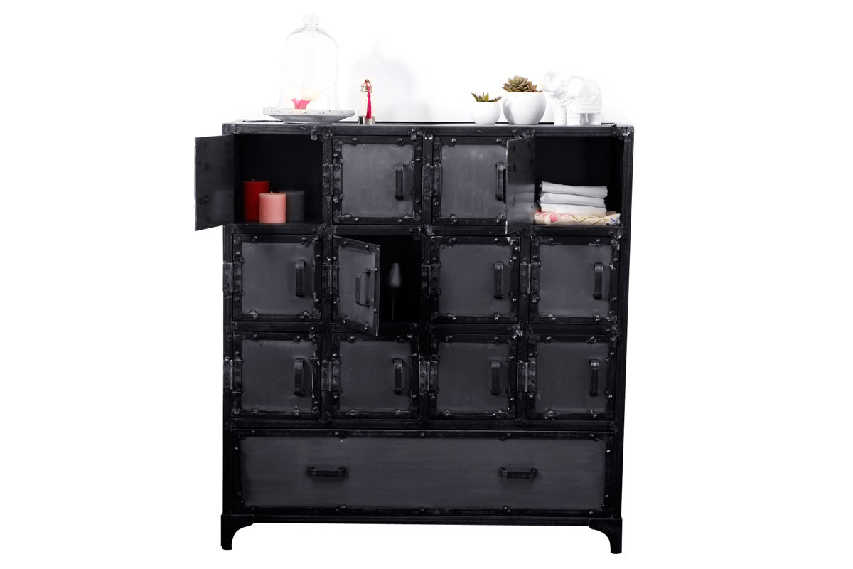 Commode / meubles � chaussures industriel en m�tal FACTORY XL