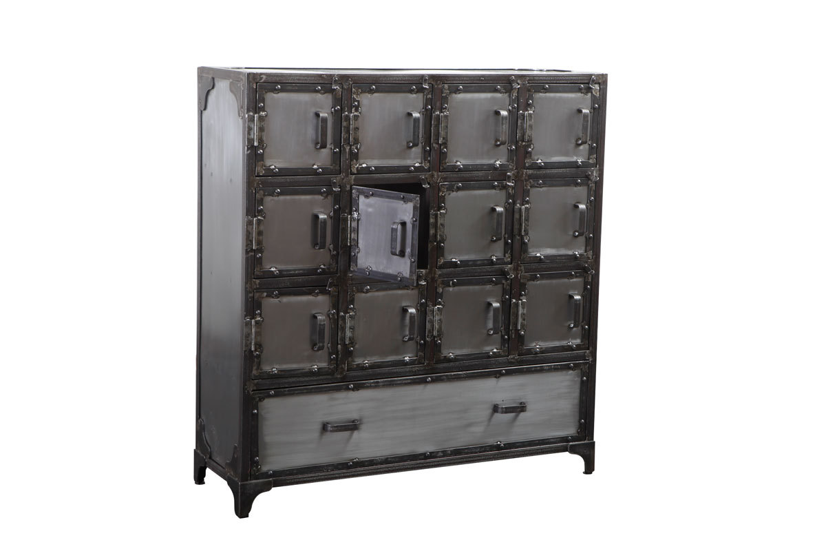 Commode / meubles � chaussures industriel en m�tal FACTORY XL