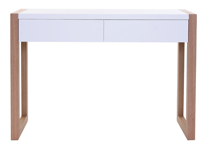 Console design 120 blanche et ch&ecirc;ne ARMEL
