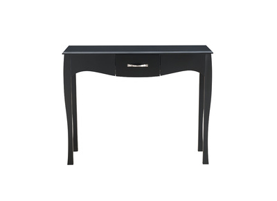 Console design baroque laqu&eacute;e noir MARGOT