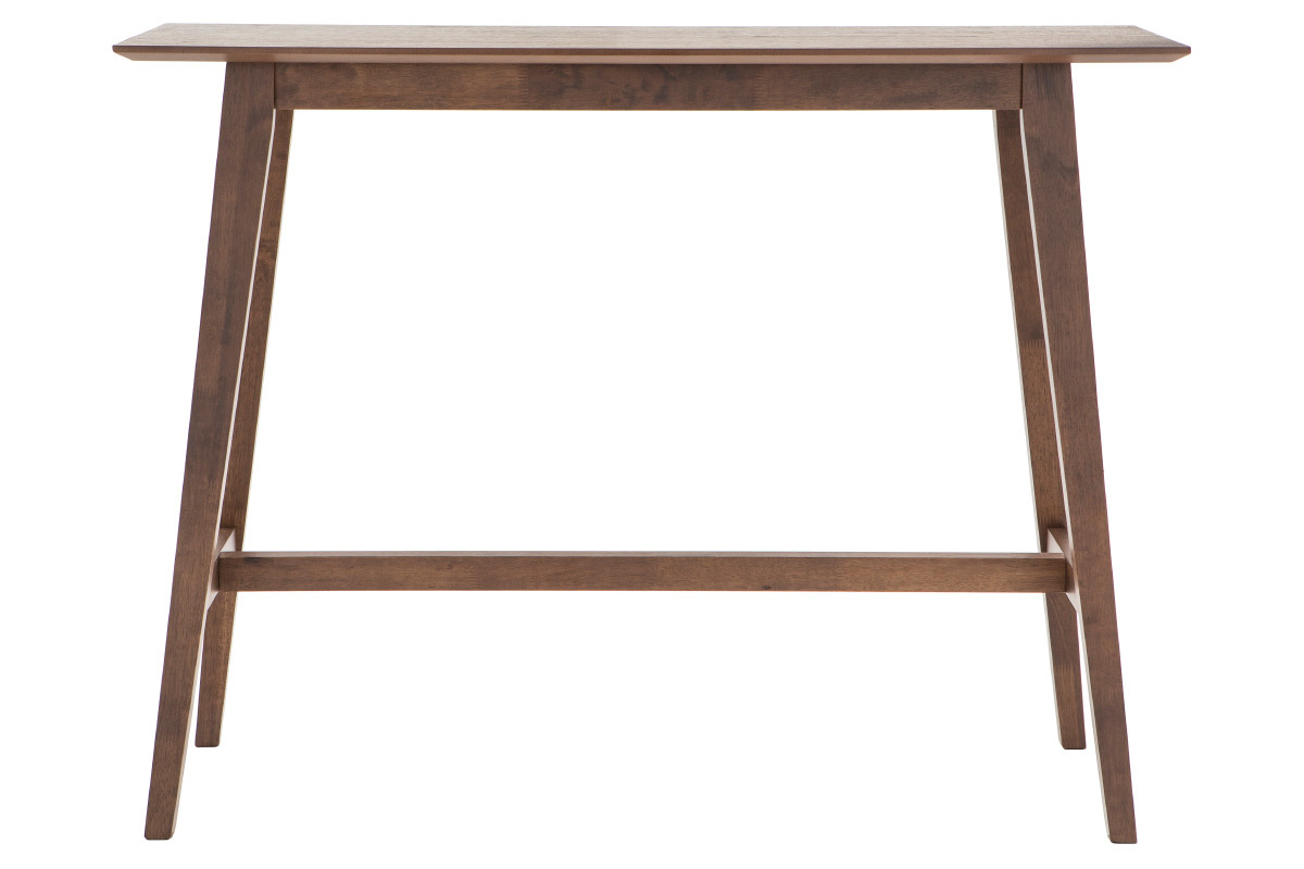 Console design bois fonc noyer L120 cm RUSSELL