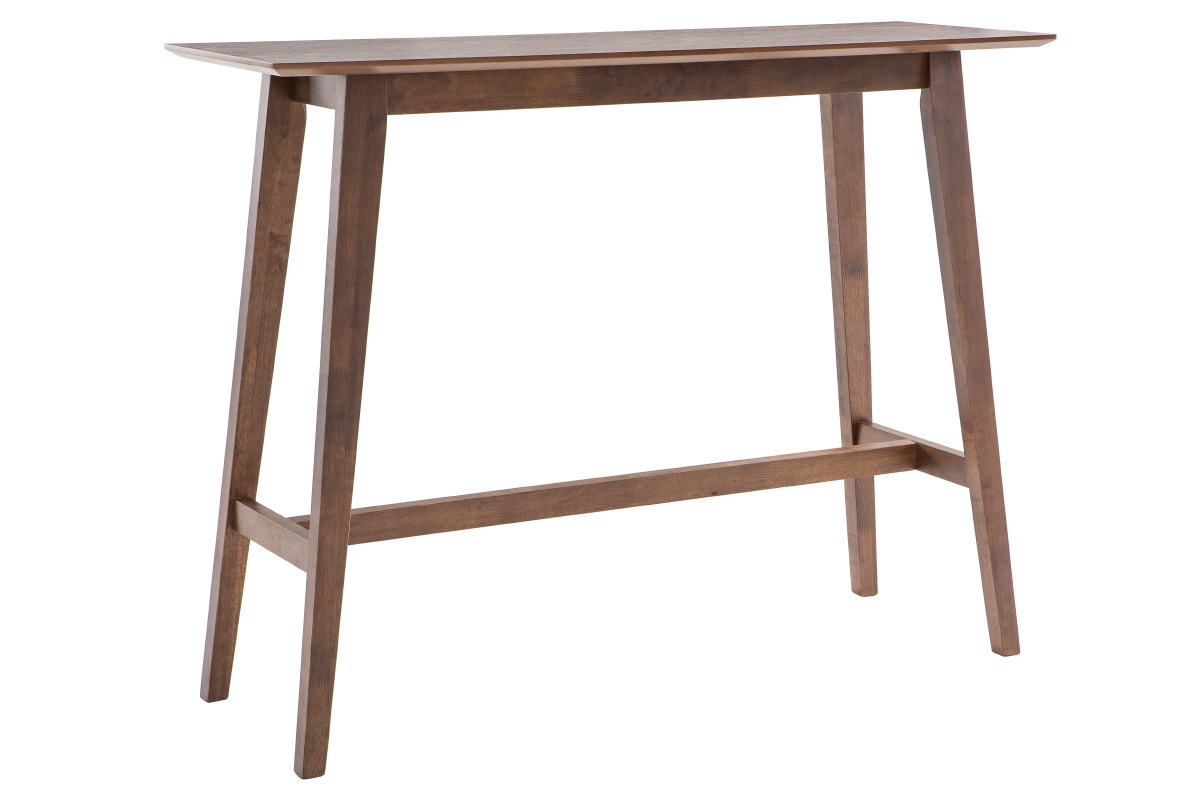 Console design bois fonc noyer L120 cm RUSSELL