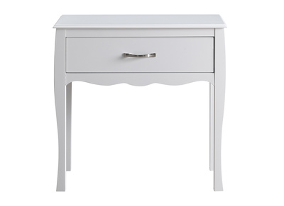 Console design laqu&eacute;e blanc 1 tiroir MARGOT
