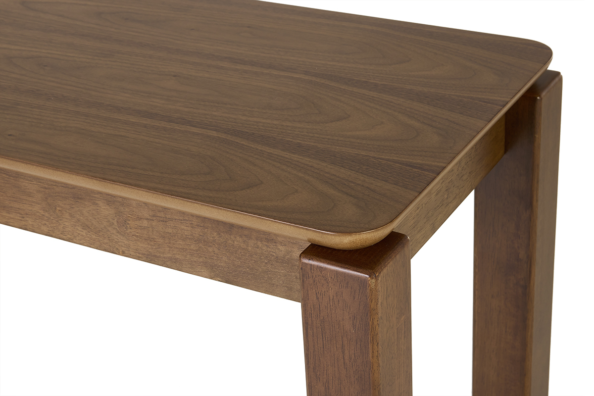 Console en bois fonc� noyer L120 cm RAYA