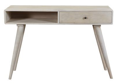 Console en manguier avec rangements 110 cm MYO