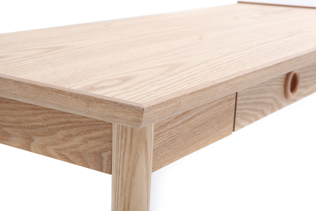 Console scandinave frne 100 cm JOANA