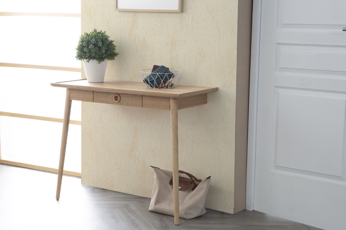 Console scandinave frne 100 cm JOANA