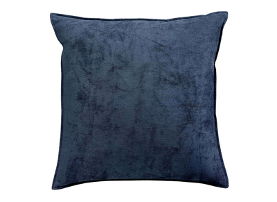 Coussin en velours bleu 60 x 60 cm ALOU