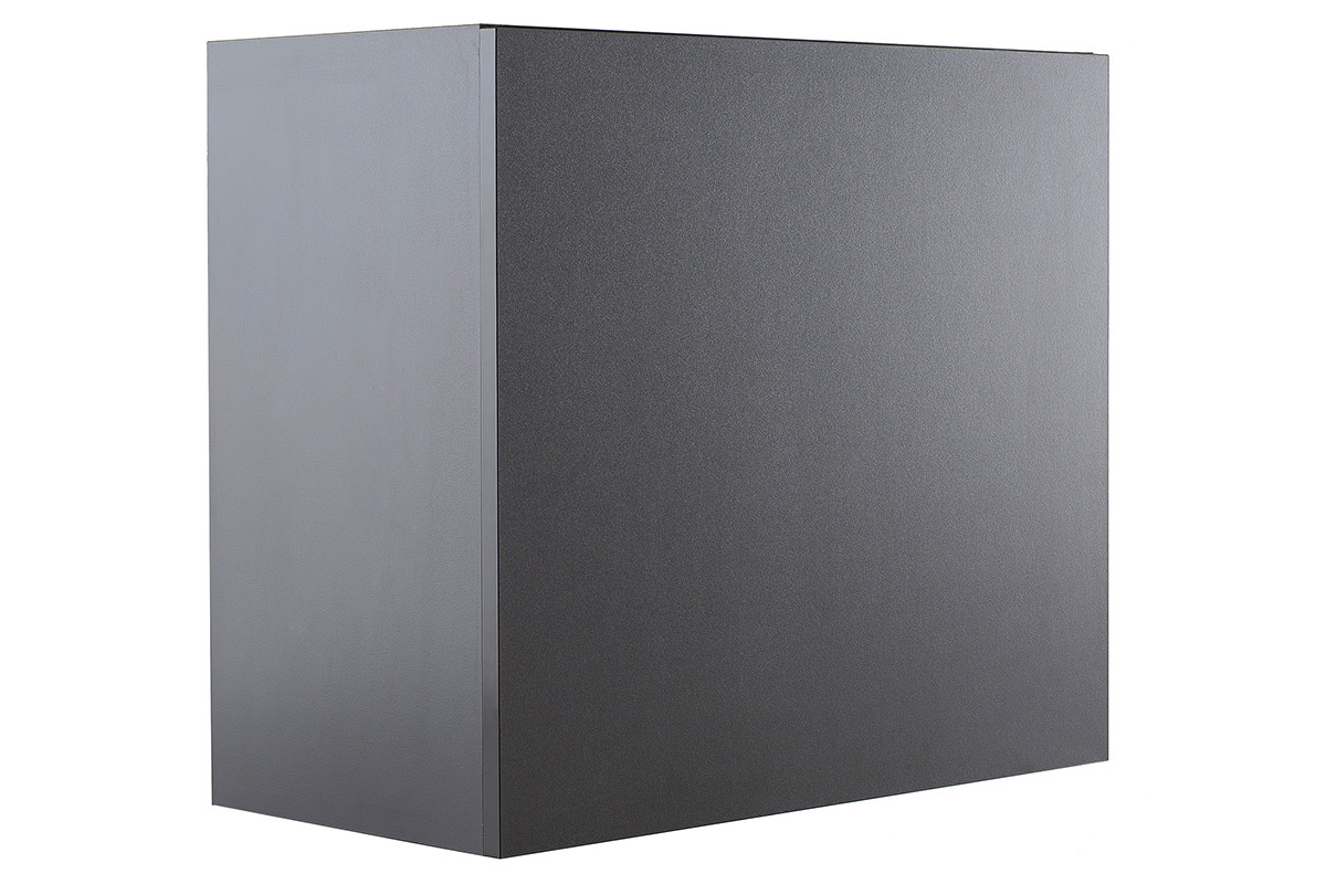 Elment mural COLORED Carr gris anthracite mat
