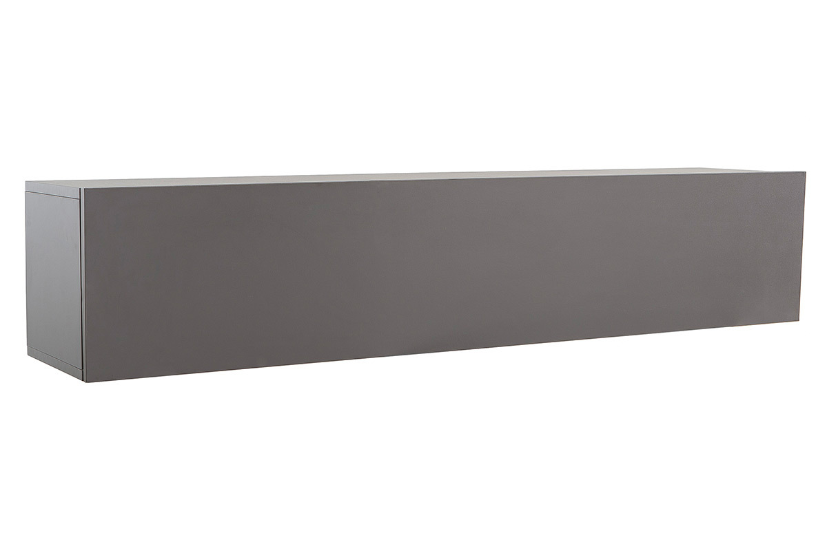 lment mural TV design gris anthracite mat horizontal COLORED V2