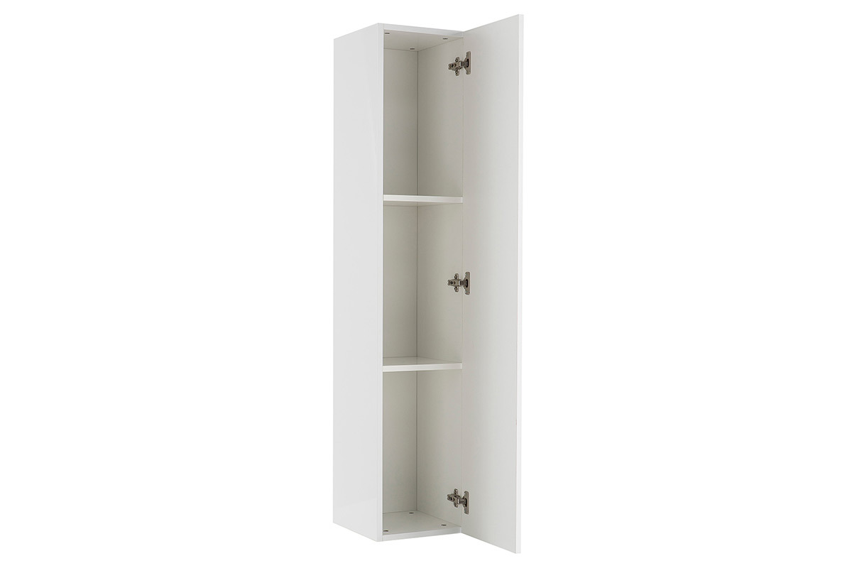 lment mural TV horizontal ou vertical laqu blanc COLORED