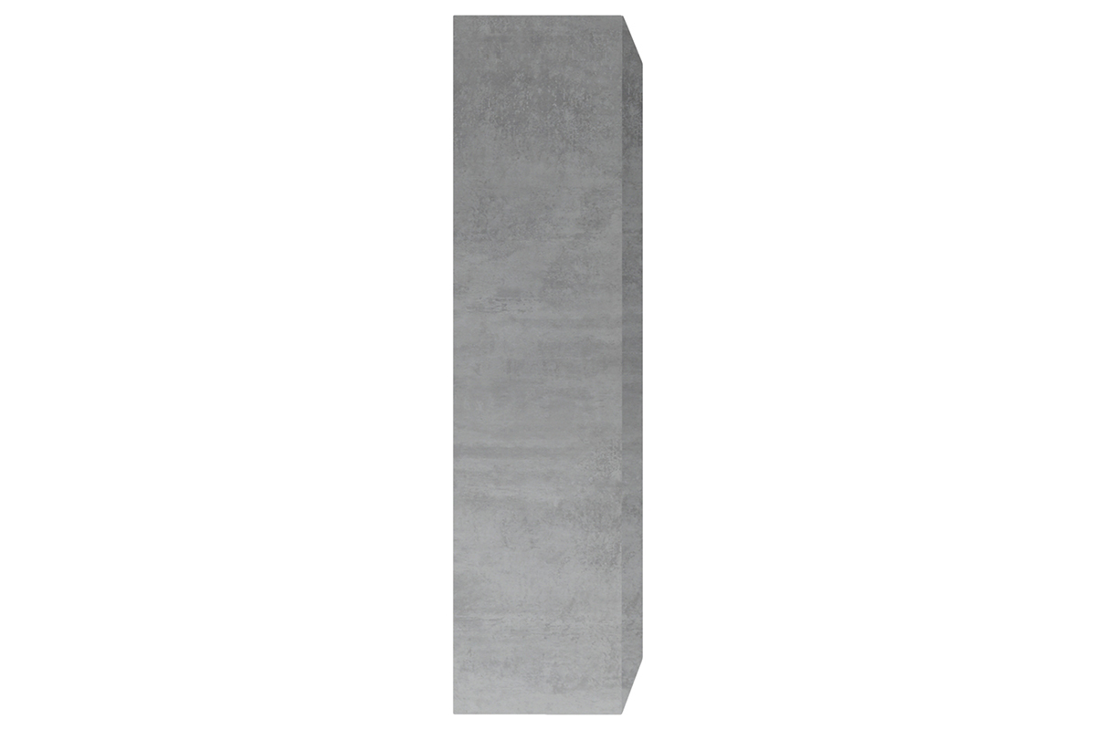 lment mural TV vertical finition bton ETERNEL
