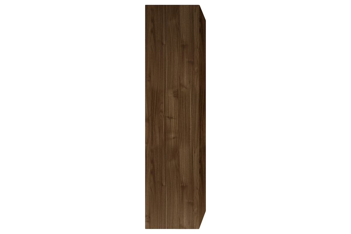 lment mural TV vertical finition bois fonc L29 cm ETERNEL
