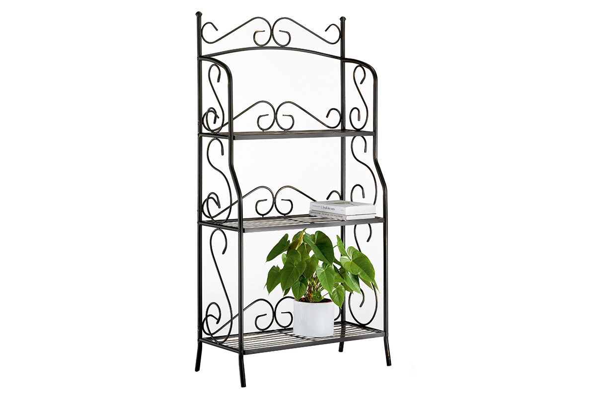 Etag�re de rangement en acier 3 �tages FLORENCE