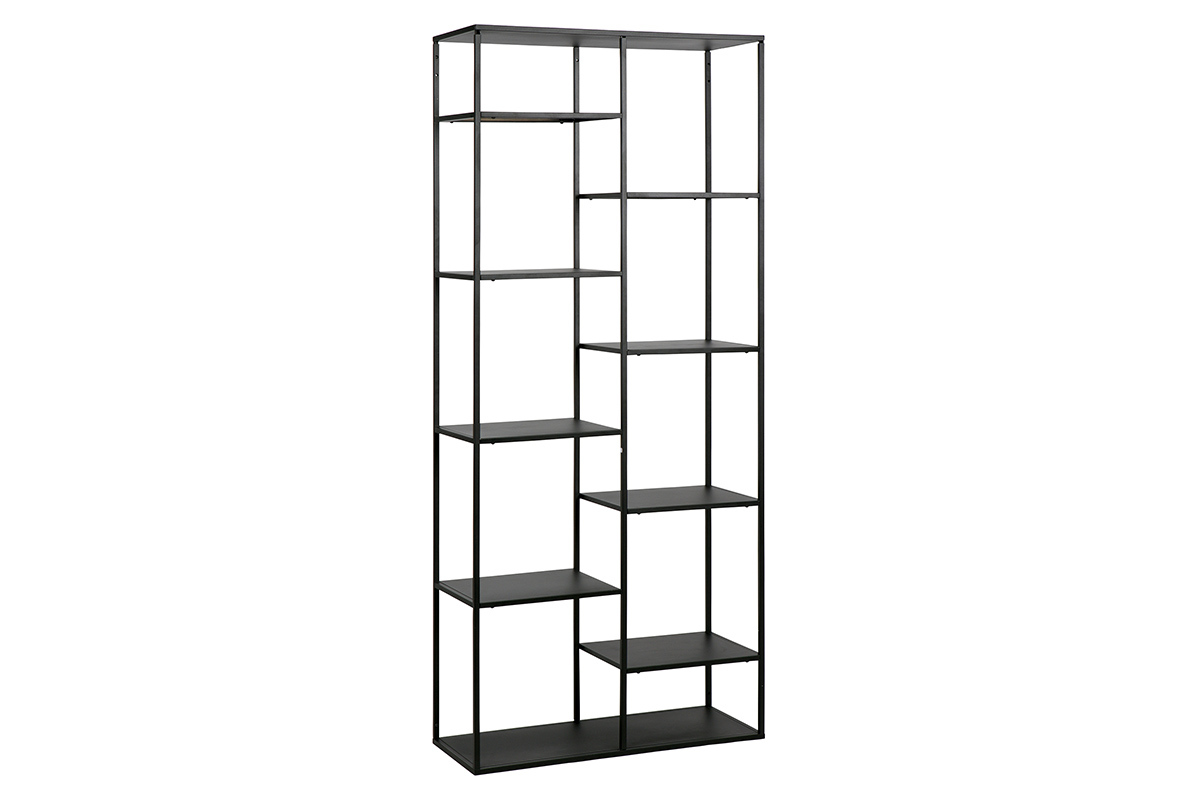 �tag�re design m�tal noir ZEPPELIN