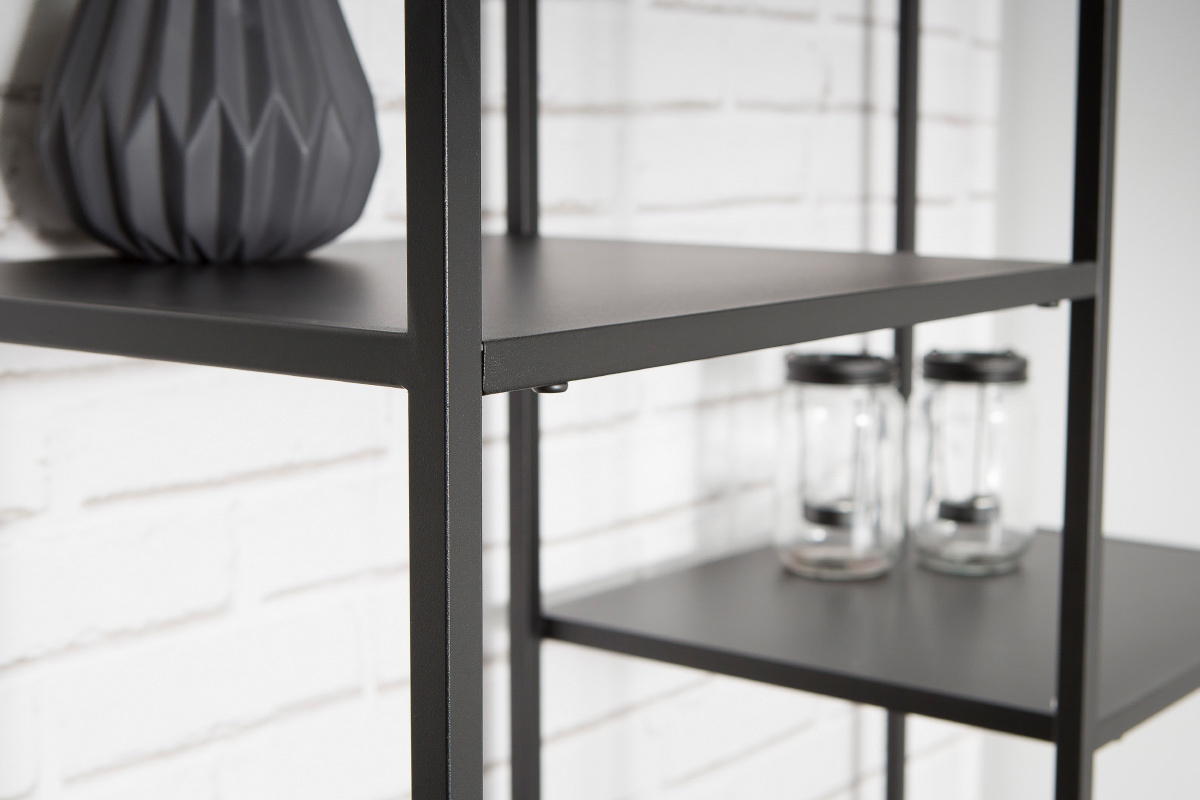 �tag�re design m�tal noir ZEPPELIN