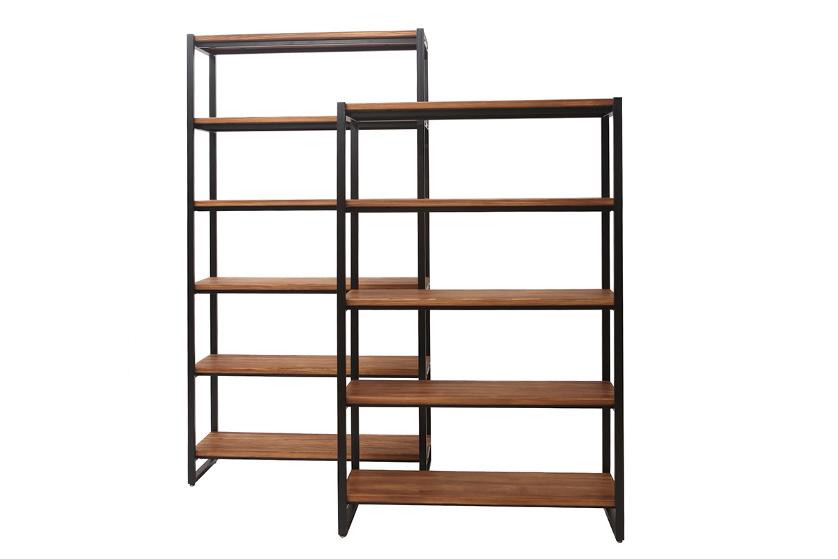 �tag�re industrielle m�tal et bois ARISTOTE