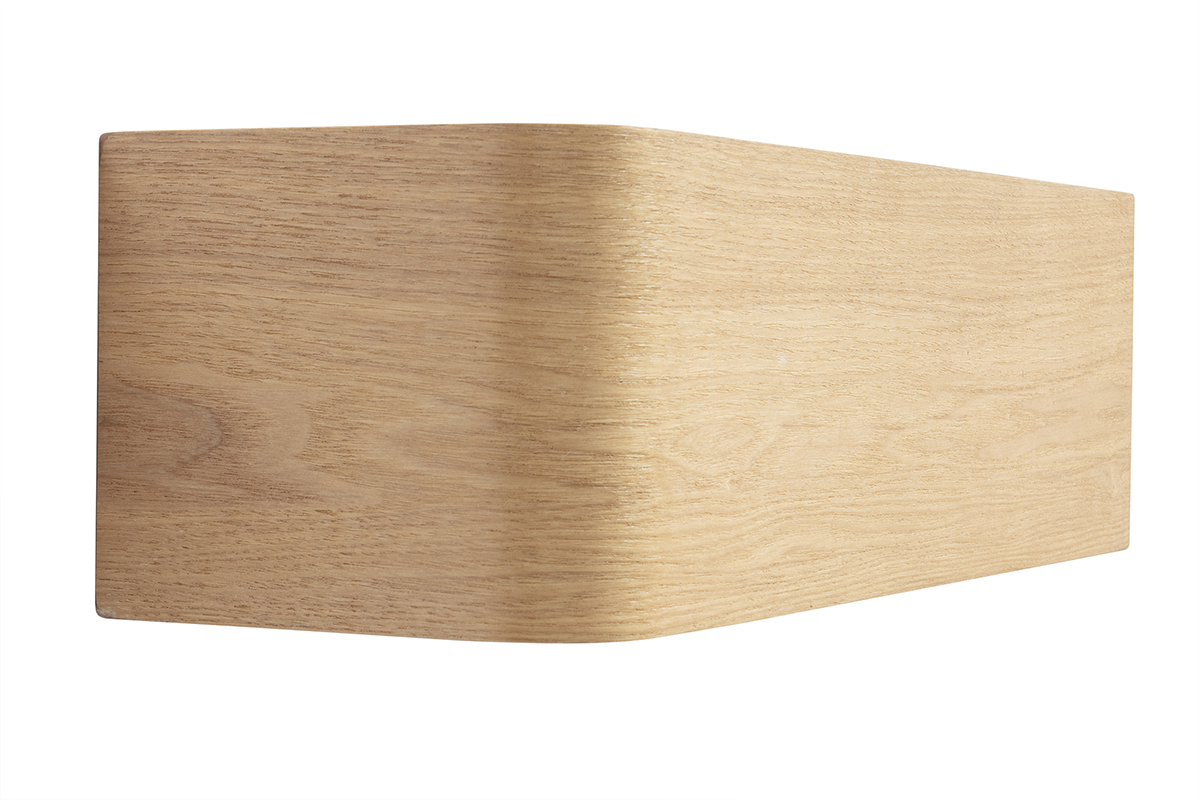 Etagre murale bois clair frne L40 cm HOPE