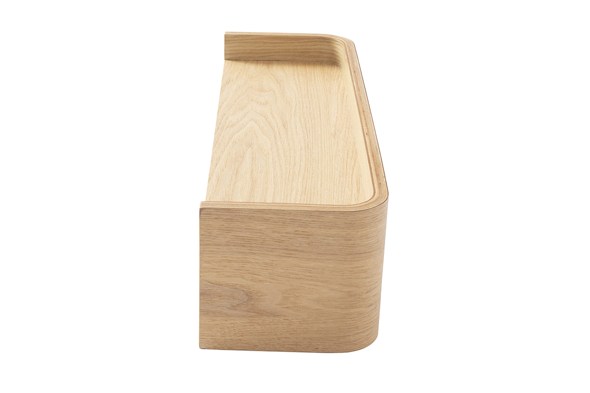 Etag�re murale bois clair fr�ne L48 cm HOPE