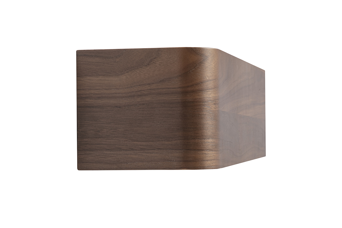 Etag�re murale bois fonc� noyer L48 cm HOPE