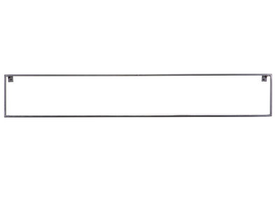 Etag&egrave;re murale design m&eacute;tal noir 100cm GLENN