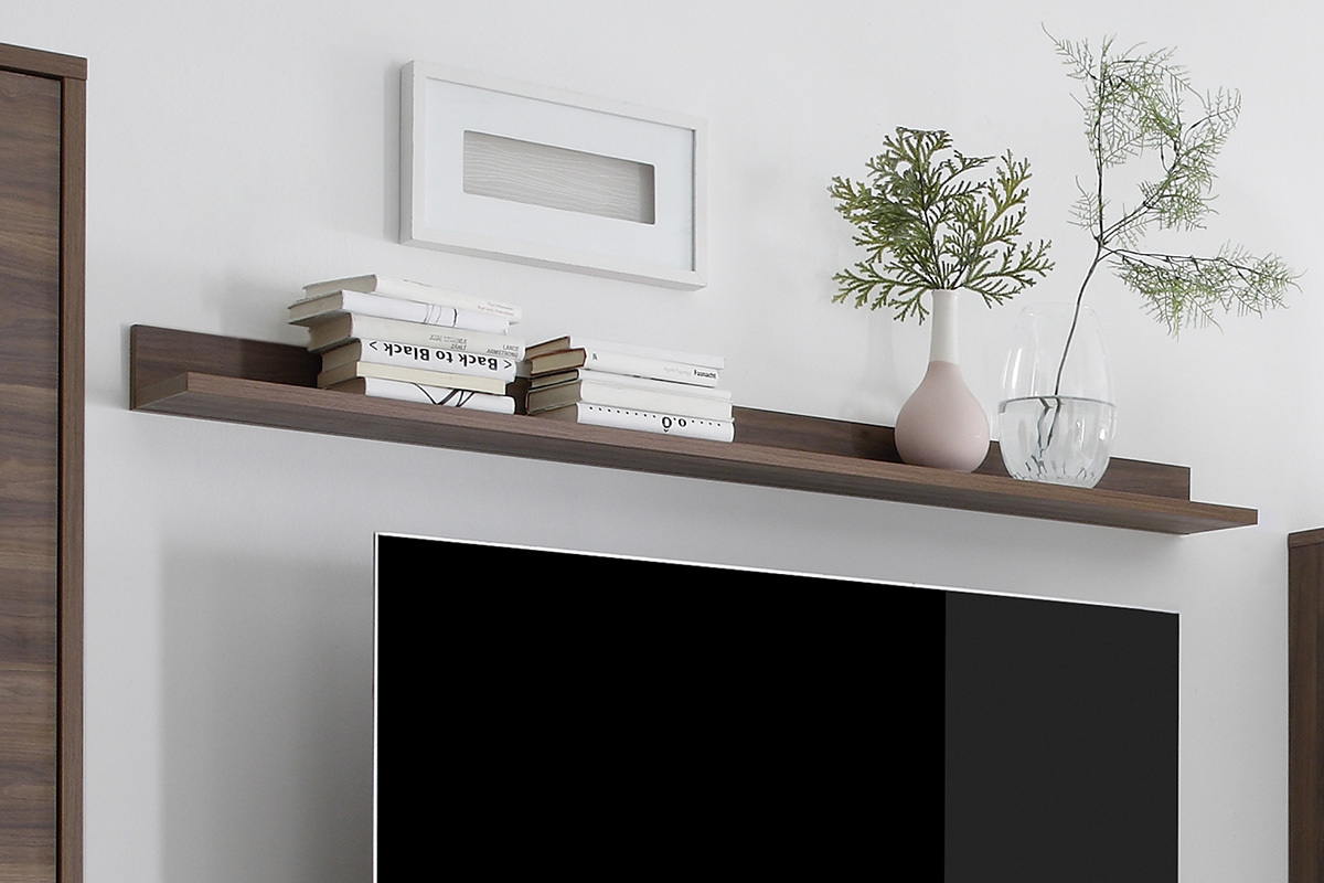 �tag�re murale design noyer ORIGIN