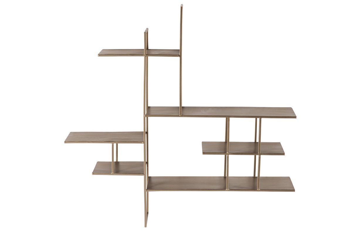 Etag�re murale en m�tal gris antique L91 x H87 cm DINA