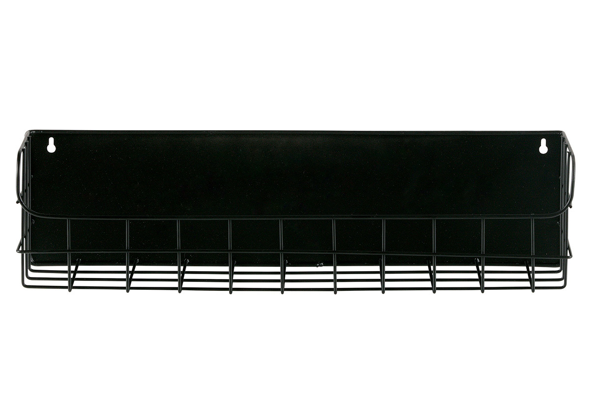 tagre murale mtal noir 50 cm MANUFACTURE