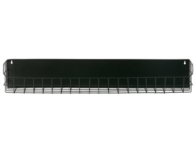 &Eacute;tag&egrave;re murale m&eacute;tal noir 80 cm MANUFACTURE