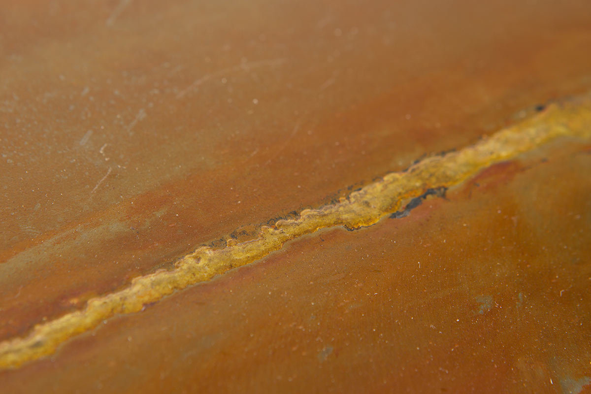 Etag�re murale m�tal rouill� 50cm MOHO