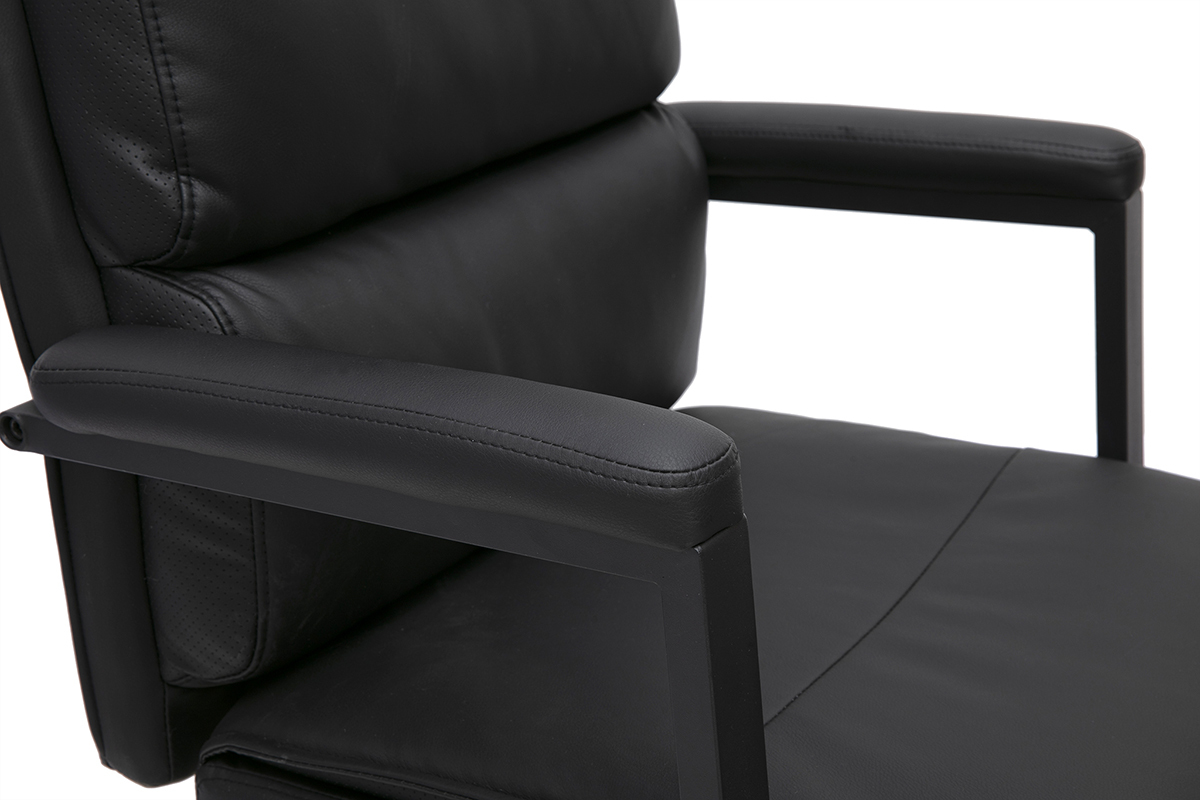 Fauteuil de bureau � roulettes noir SAEL