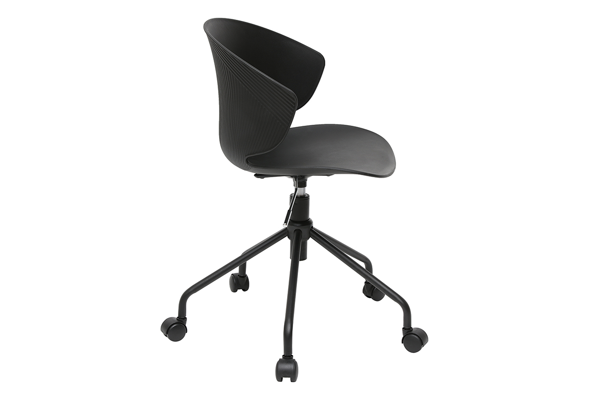 Fauteuil de bureau contemporain noir WING