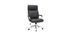Fauteuil de bureau cuir noir CITY - cuir de vache