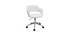 Fauteuil de bureau design blanc JESSY