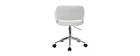 Fauteuil de bureau design blanc JESSY