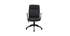 Fauteuil de bureau design en tissu noir ZELLY