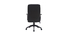 Fauteuil de bureau design en tissu noir ZELLY