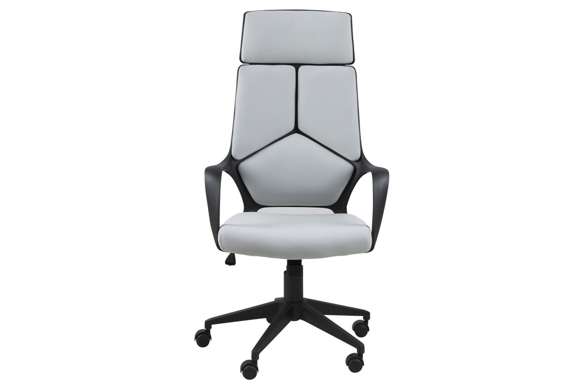 Fauteuil de bureau design gris et noir YALE